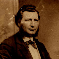 Portrait de Louis Riel en 1876