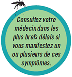 Consultez votre médecin dans les plus brefs délais si vous manifestez un ou plusieurs de ces symptômes.